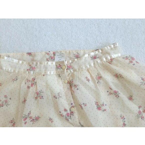 Vintage gunne sax floral skirt button up size11 - Picture 3 of 7